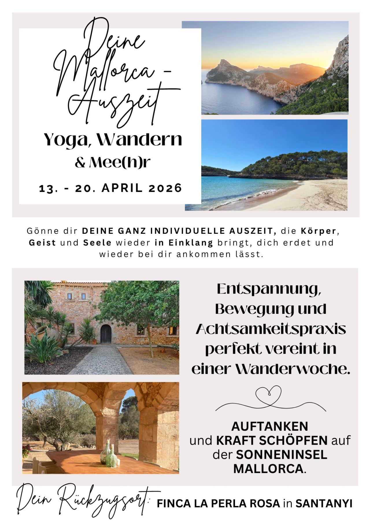 Offenes Retreat auf Mallorca