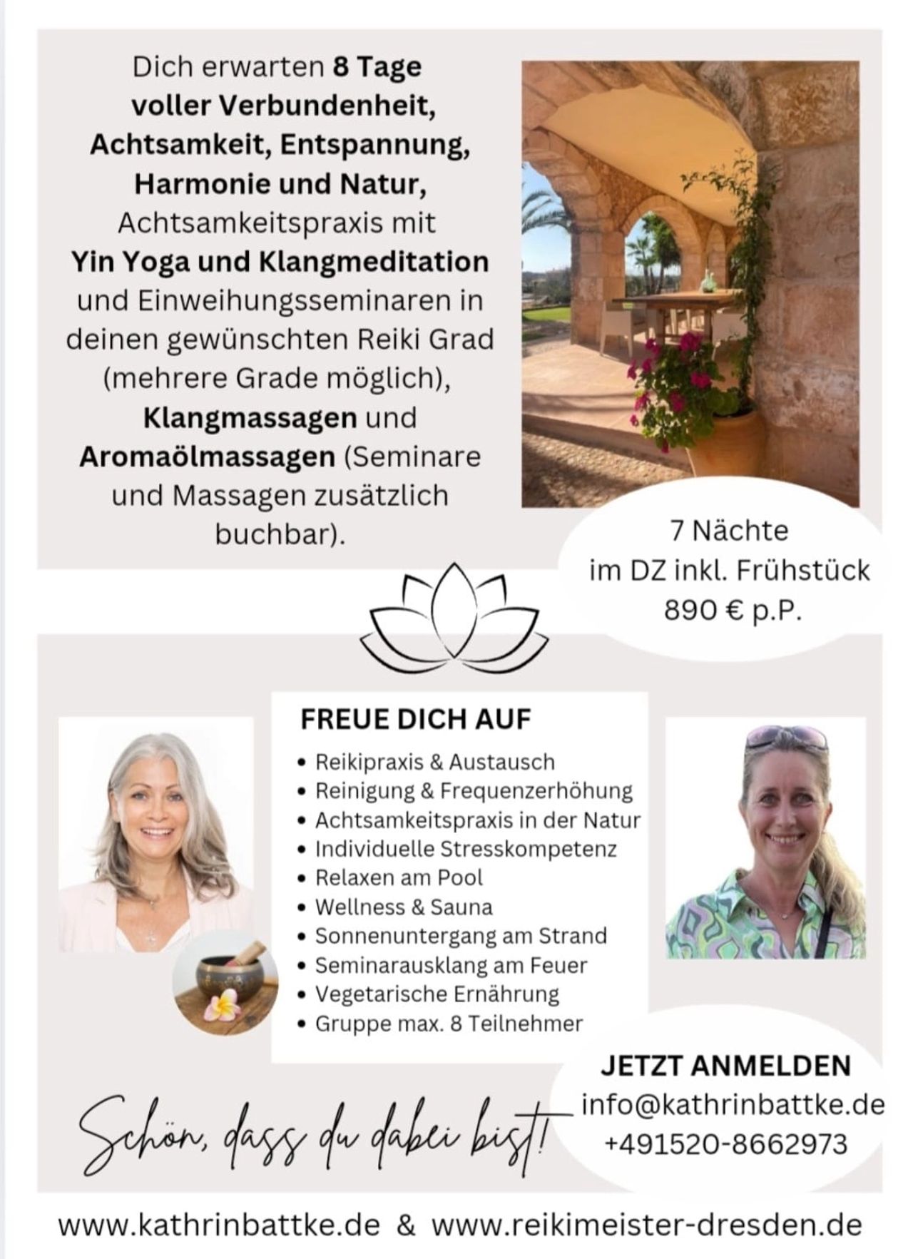 Die Balance, der Ausgleich zwischen An- und Entspannen, Arbeit und Spiel, Leistung und Genuss? Vielleicht kann ich Ihnen ja genau dabei behilflich sein?